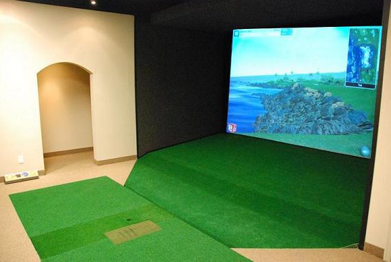 left indoor golf automation
